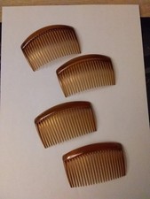 4 x  Haarkamm Kämme Steckkamm