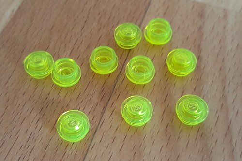Neon grün durchsichtige - 10, grün-durchsichtige