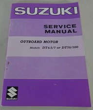 Workshop Manual Suzuki Außenbordmotor DT 4.5/7 | DT 70/100 Stand 06/1977