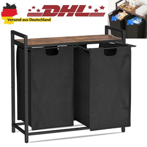 2fächer wäschekorb 80l - 2fächer,