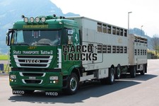 LKW Foto IVECO Viehtransporter Schweiz grün Stutz TRANSPORTE Tuttwil TIER #j9cr