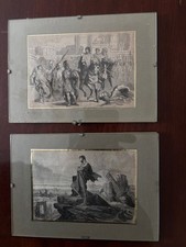 2 historische Kupferstiche aus Frankreich (1864) – Sulla in Rom