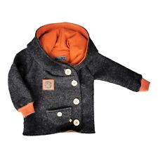 Walkjacke dunkelgrau/rost