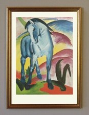 Blaue Pferde I Expressionismus Der Blaue Reiter Franz Marc 01 Gerahmt