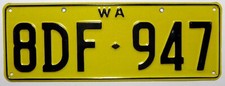 Nummernschild Australien
