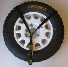 Ersatzradhalter, Reserveradhalter, Rallye Offroad - schwarz