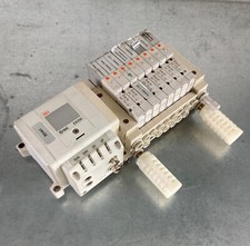 SMC SI UNIT EX250-SBI1-X41 + 8x SV1100-5FU Ventilinsel Pneumatikventil