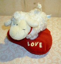 Kuscheltier Nici Loveparade Schaf auf herzkissen Stofftier ca. 14cm lang Teddy 