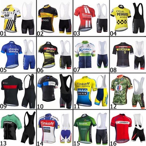 Team radtrikot set - radtrikot, herren