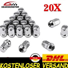 20 Radmuttern Kegelbund geschlosse M12x1,5 für Mazda Mitsubishi Nissan Opel Ford