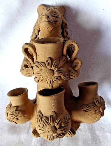 Terrakotta figur gottheit - terrakotta,