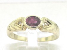 Rubin diamant ring 585 - ring,
