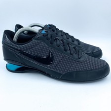 Nike Shox Sneaker Sportschuhe Gr.41 Herren Schwarz Grau Schnürschuhe Herrenschuh