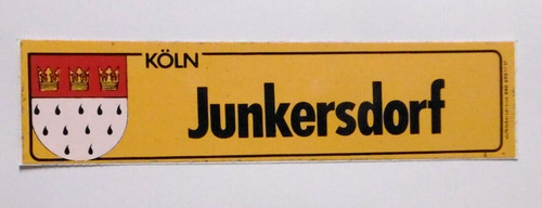Souvenir aufkleber junkersdorf - souvenir-aufkleber,