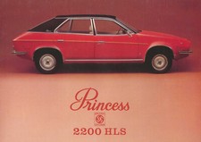 (British Leyland) PRINCESS 2200 HLS - Prospekt, 1975, deutsch, 8 Seiten