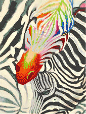 Perlenstickbild  Stickbild