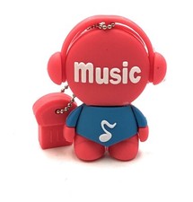 Music Man Musik Rot Funny USB