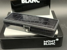 MONTBLANC Artisan Kroko Etui Leder paßt für Kugelschreiber Füller Bleistift