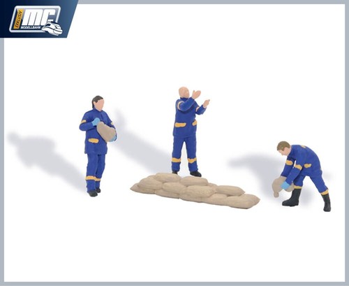 Busch 99633 figuren set - busch, thw