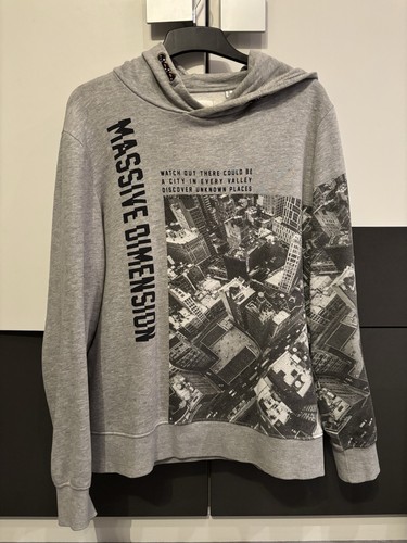 Grauer hoodie mit - hoodie,