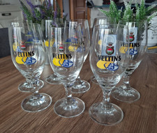 Schalke 04 Bierglas Glas Tulpe 0,2 ltr.  Veltins Arena 100 Schalker Jahre