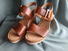 Gabor Ledersandalen Keilabsatz