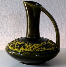 WGP Schlossberg Keramik Vase Henkelvase 132/20 Pop Art Fat Lava 60er