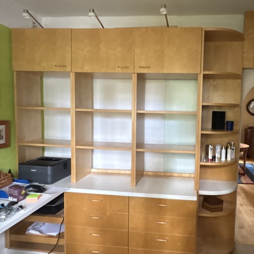 Eigenbau holz schrankwand - holz,