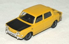 Solido 1:43 * Simca 1000 Rallye senfgelb Fronthaube schwarz
