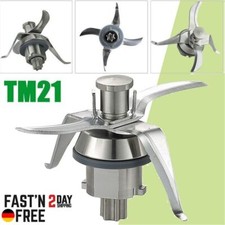 Vorwerk Thermomix TM21 Küchenmaschine Ersatz Messer ，Mixmesser Edelstahl