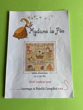 Kreuzstichvorlage "Matin d Automne" von Madame la Fee Herbst, Igel ,Eichhörnchen