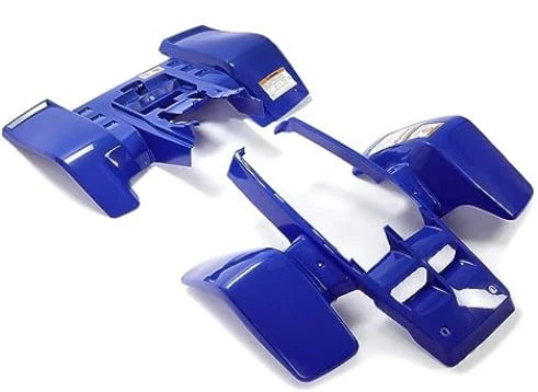 Kunststoff karosserie set - kunststoff, blau