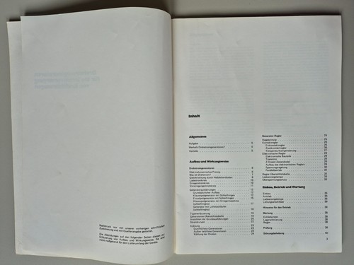 "Drehstromgeneratoren für