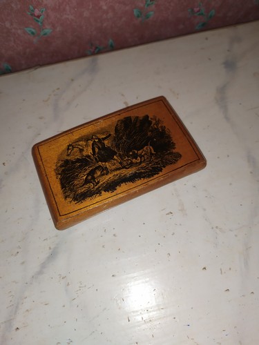Alte holz dose 1920 großer - holz,
