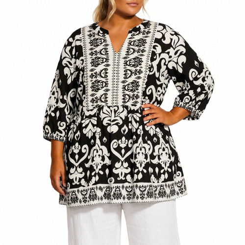 Damen bluse aniston plus - bluse,