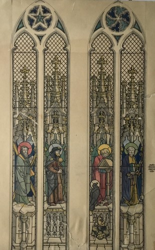 Spitzbogen fenster kirche - kirche, st