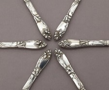 Jugendstil 6 Obstgaben Lilie