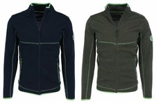 CHIEMSEE MEN KNIT FLEECE JACKET REGULAR FIT Herren Fleecejacke mit Kontrastnähte