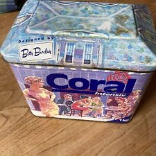 waschmittelbox metall Coral Intensiv 90er Ohne Henkel Vintage Original