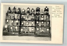 39741742 - Wien auf AK Wand des Stockuhr Zimmers Anfang XIX Jahrhundert Uhr