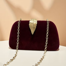 Luxus Damen Clutch aus Samt