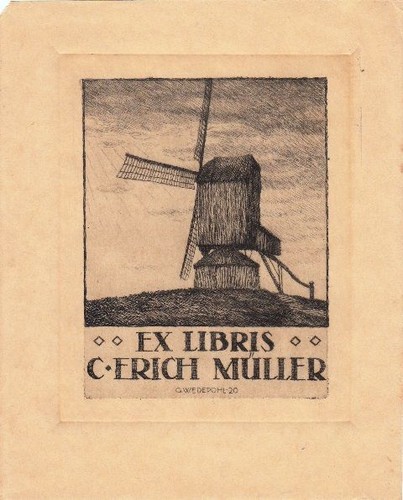 Exlibris bookplate radierungen - exlibris,