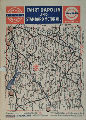 Postkarte streckenkarte - ak,