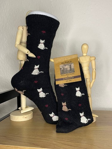 Bunte motiv socken alpaka - socken, 75%