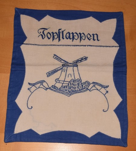 Altes ziertuch topflappen - altes,
