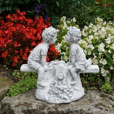 Junge und mädchen wippe - mädchen,