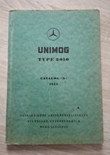 Mercedes Unimog 2010 Ersatzteilkatalog