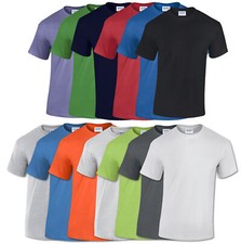 Herren Tshirt 5er 10er Heavy Cotton Gildan Set T Shirt Rundhals Baumwolle Bunt