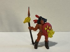 Lejano Oeste Comansi Figur 90er Jahre ca. 6/7,5 cm: Lobo Solitario mit Speer