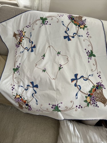 Vintage tischdeck leinen - vintage,
